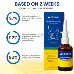 Elycura™ Herbal Hemorrhoid Treatment Care Anal Spray