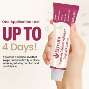 Elycura Premium Denture Adhesive Original Formula