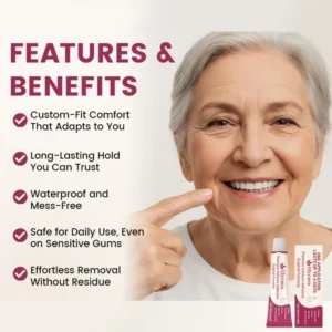 Elycura Premium Denture Adhesive Original Formula