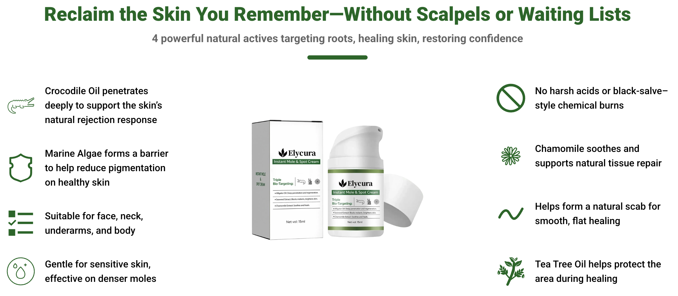 Elycura™ NatureErase: Erase Unwanted Marks in 7 Days Without Surgery, Pain, or $650 Doctor Bills