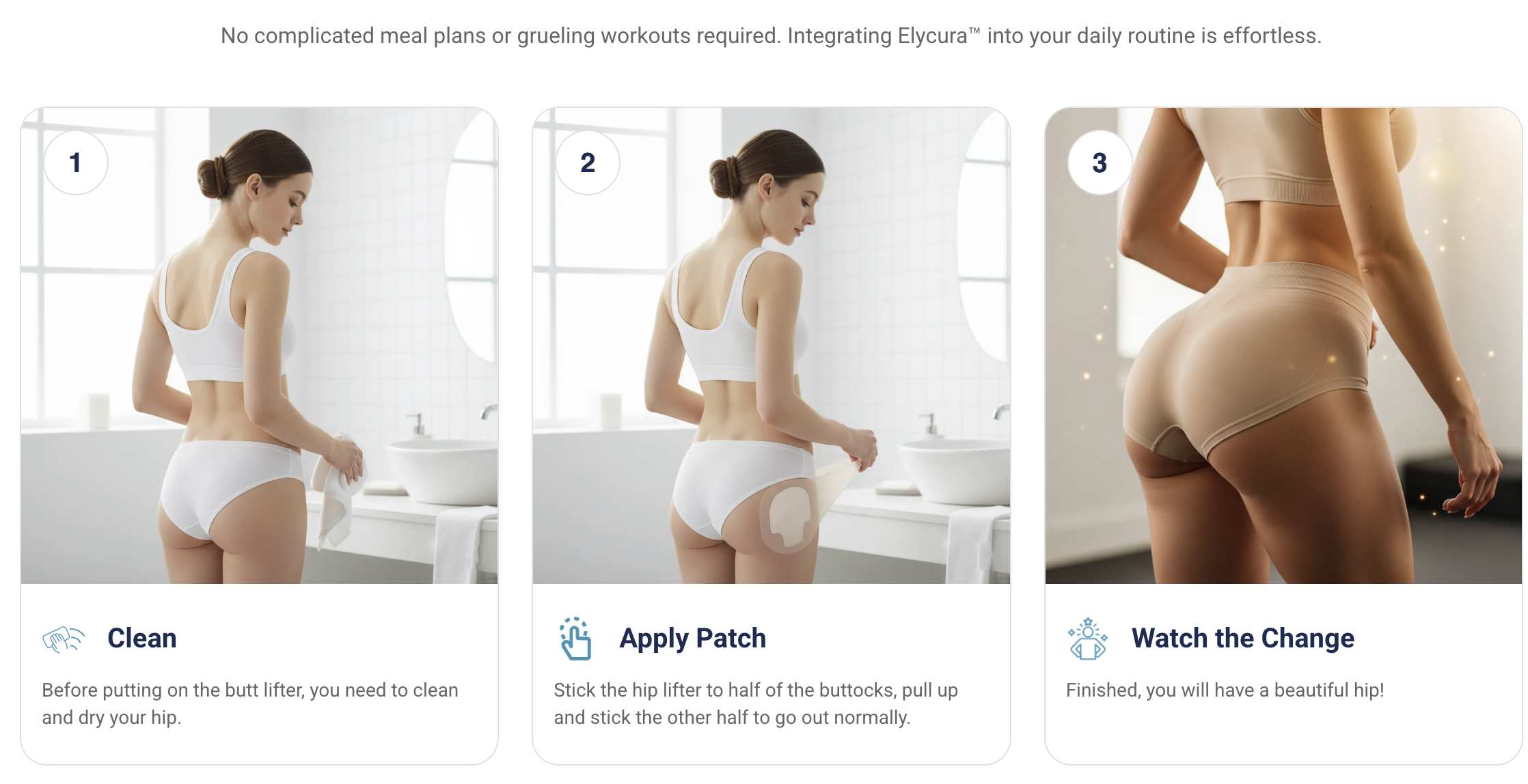 Elycura™ Hip Lift Patch Buttocks Up Lipo Applicator