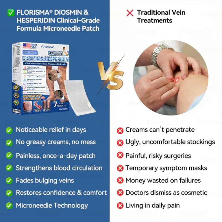 Florisma® Diosmin & Hesperidin Clinical-Grade Formula Microneedle Patch