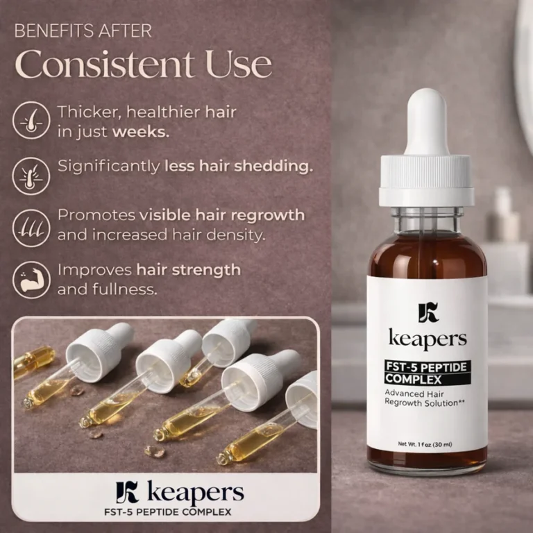 Keapers™ FST-5 Peptide Complex Advanced Hair Regrowth Solution