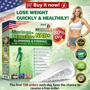 Juxek Moringa Berberine NAD+ 10-in-1 Advanced Nano Microneedle Patch