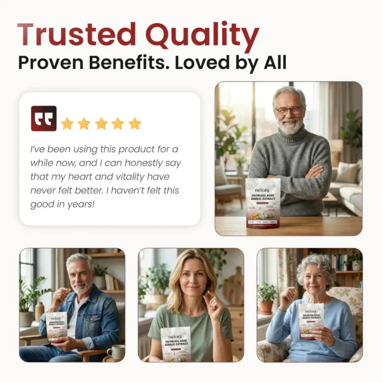 Nelora™ Aged Garlic Extract – 7500mg Odorless Softgels