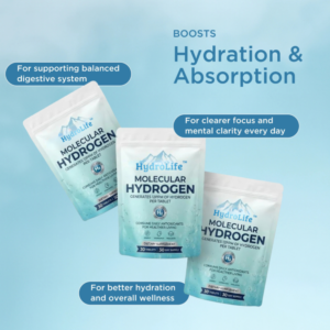 HydroLife™ MOLECULAR HYDROGEN Generates 12PPM