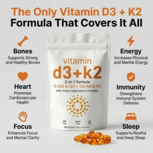 Aorve Vitamin D3 + K2 – The 2-in-1 Formula