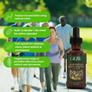 Glow Wormwood Black Walnut Gut Reset