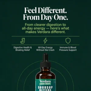 Verdara Liquid Drops Soursop Moringa Seamoss Turmeric