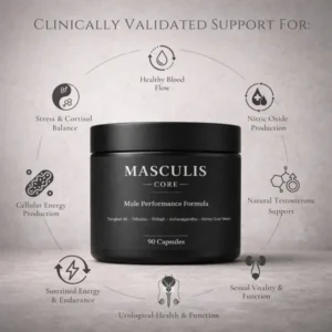 Masculis Core — Men’s Vascular & Hormonal Recovery Supplement