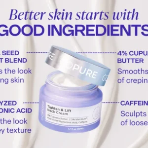 GOPURE Tighten & Lift Neck Cream Matribust Caffeine