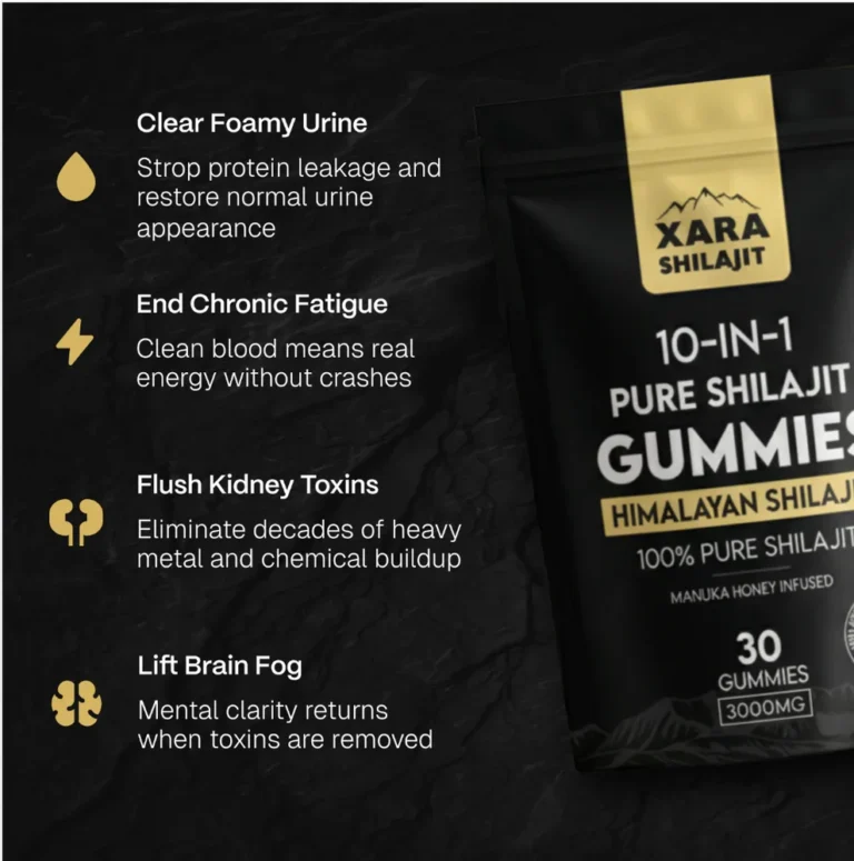 Xara Shilajit® Kidney Support Shilajit Gummies