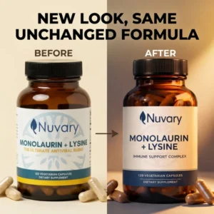 Nuvary Monolaurin + Lysine Immune Support Complex