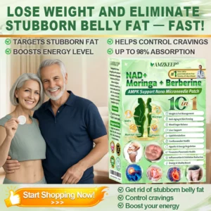 Amzkeep NAD+ Moringa Berberine AMPK Support Patch