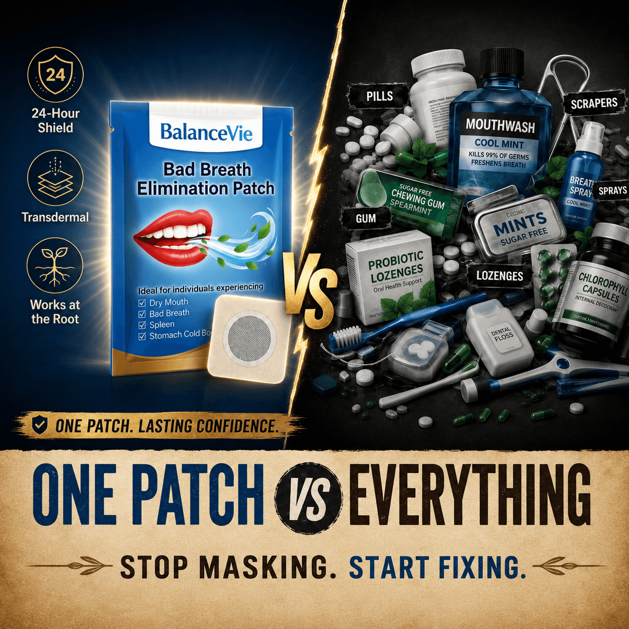 BalanceVie Bad Breath Elimination Patch
