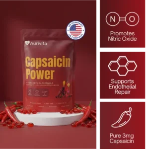 Aurivita Capsaicin Power – Cayenne Pepper Softgels
