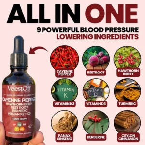 VelestOff Cayenne Pepper Blood Pressure Cleanse Drops