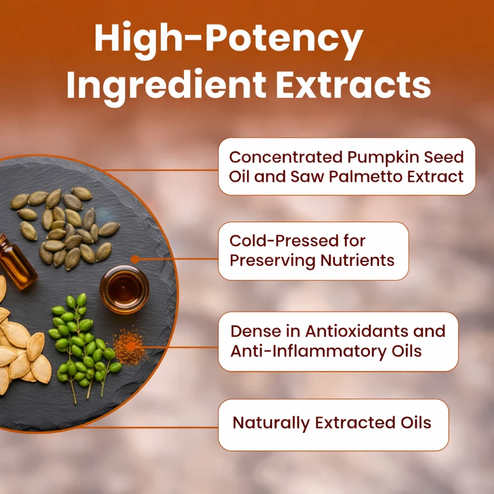Pumpkin Seed Oil and Saw Palmetto