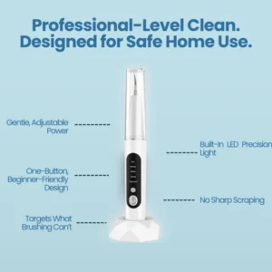 Velmora Ultrasonic Tooth Cleaner Plaque Remover