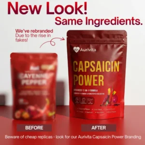 Aurivita Capsaicin Power – Cayenne Pepper Softgels