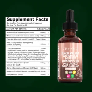 Cirvano Wormwood Parasite Purge Detox