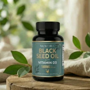 Nuvora Black Seed Oil with Vitamin D3 1000mg