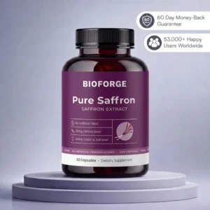 BIOFORGE Pure Saffron & Safranal Extract Capsules with Crocin