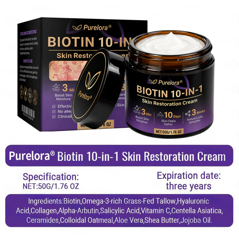 Purelora® Biotin 10-in-1 Skin Repair Cream