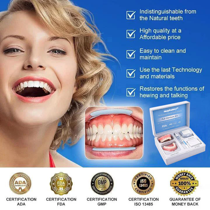 HazyGalaxy Full Denture Kit