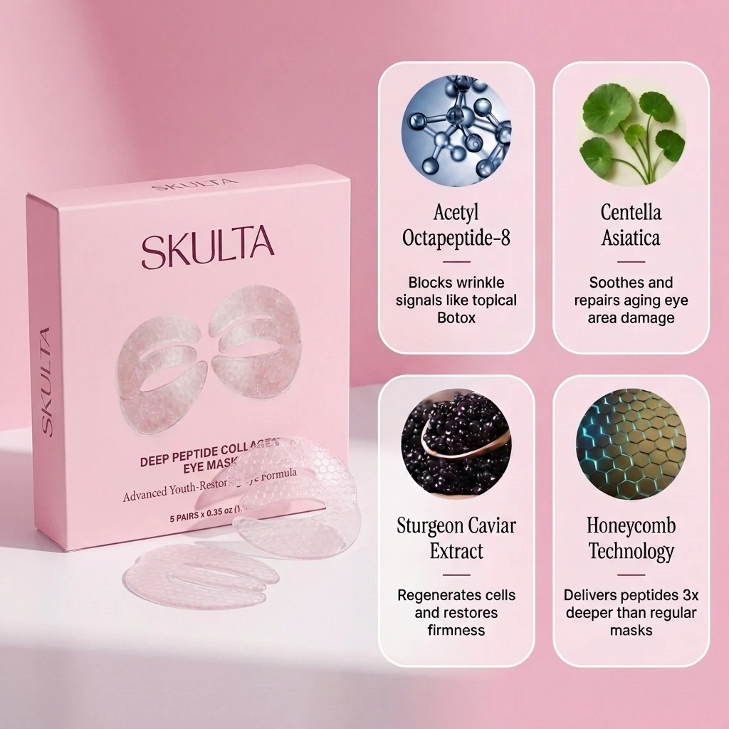 Skulta Deep Peptide Collagen Eye Mask