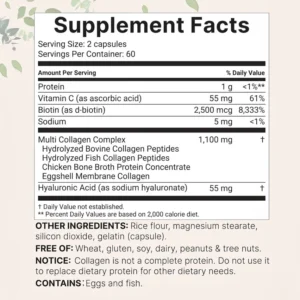 Lumine Organics Multi Collagen Peptides Complex