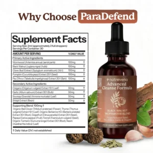 Nutrevena Advanced Cleanse Formula Black Walnut Wormwood Blend