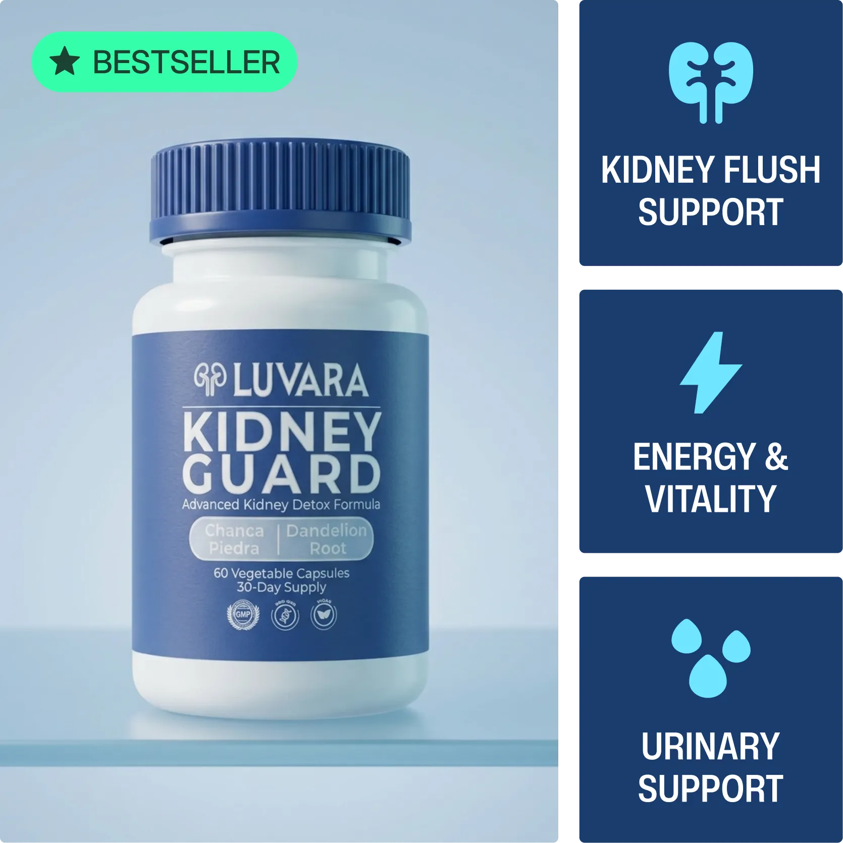 Luvara Kidney Guard Advanced Kidney Detox Formula
