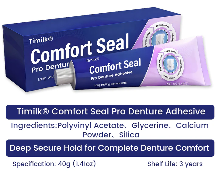 Timilk Comfort Seal Pro Denture Adhesive
