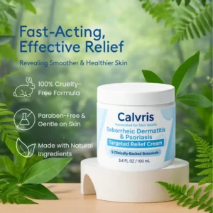Calvris Seborrheic Dermatitis & Psoriasis Relief Cream